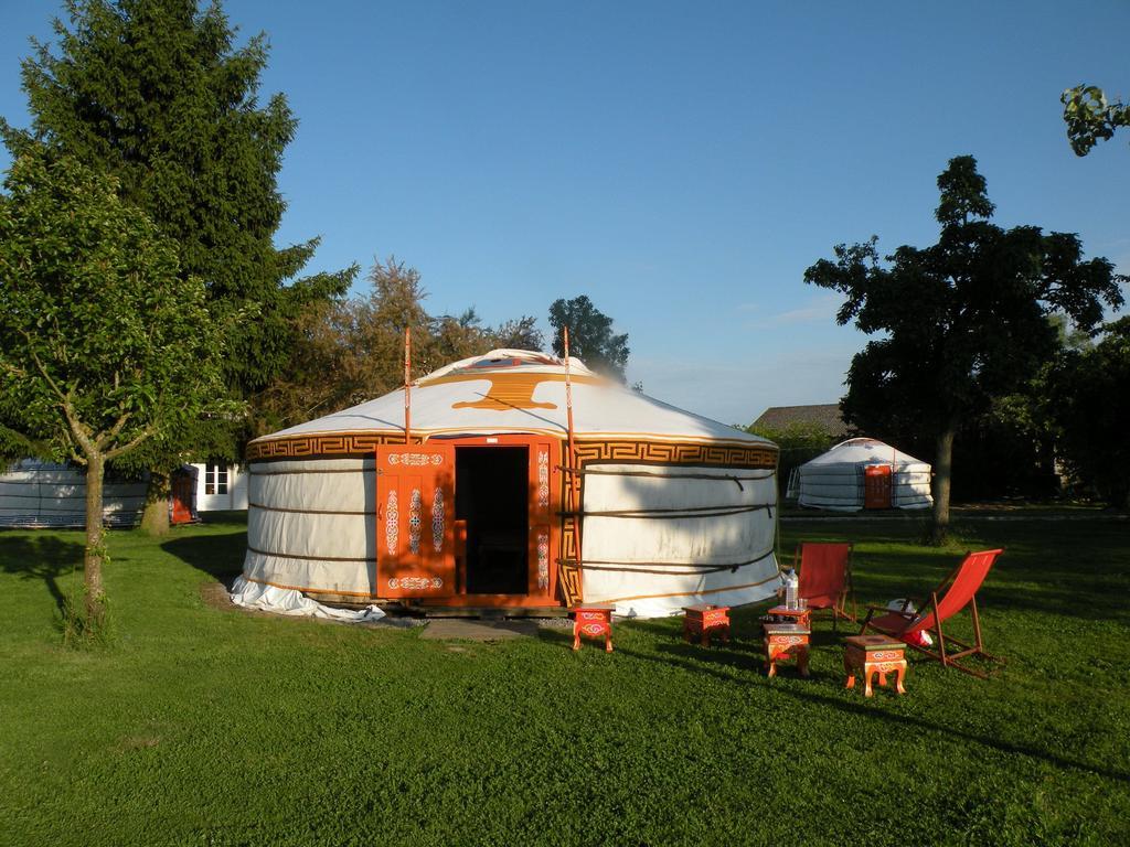 Yourte Nomade-Lodge Les Écrennes Szoba fotó