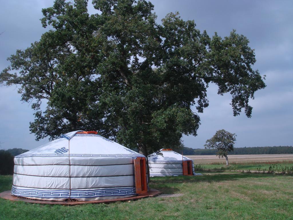 Yourte Nomade-Lodge Les Écrennes Kültér fotó